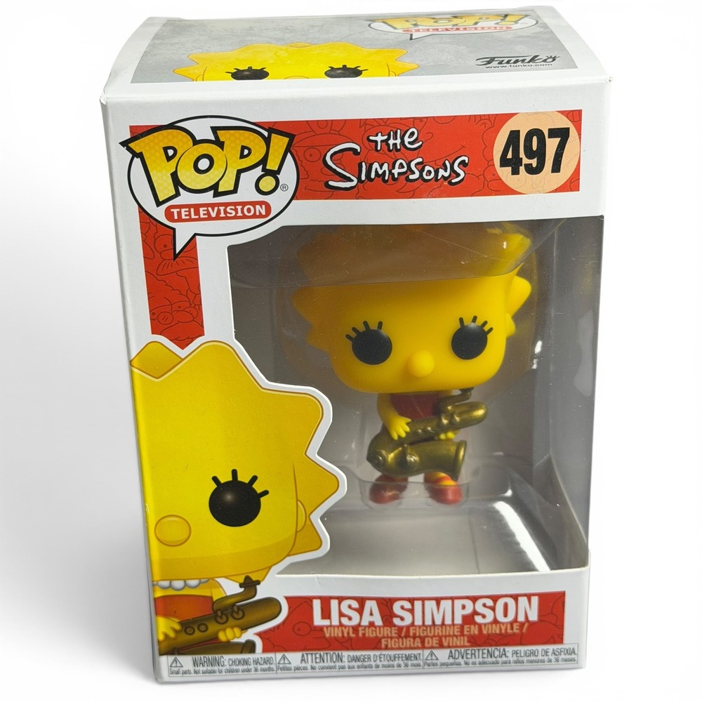 Funko Pop Television The Simpsons Lisa Simpson with Saxophone 497 Vinyl Figure